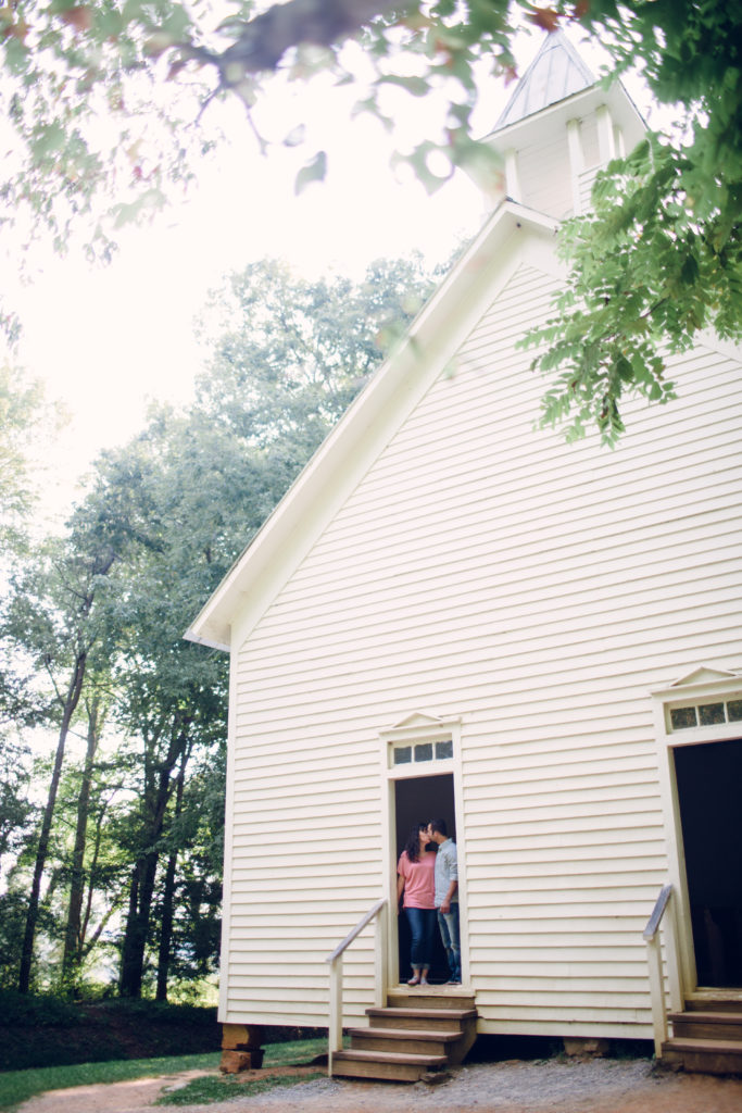 cades cove engagement session