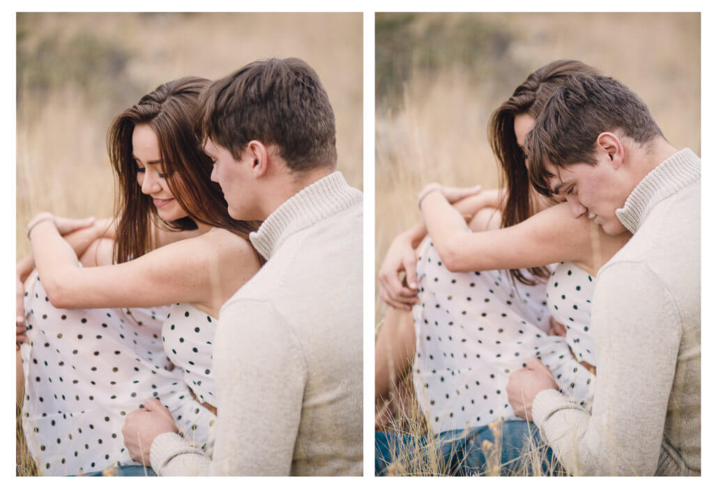 Engaged Couple on Mt Helena