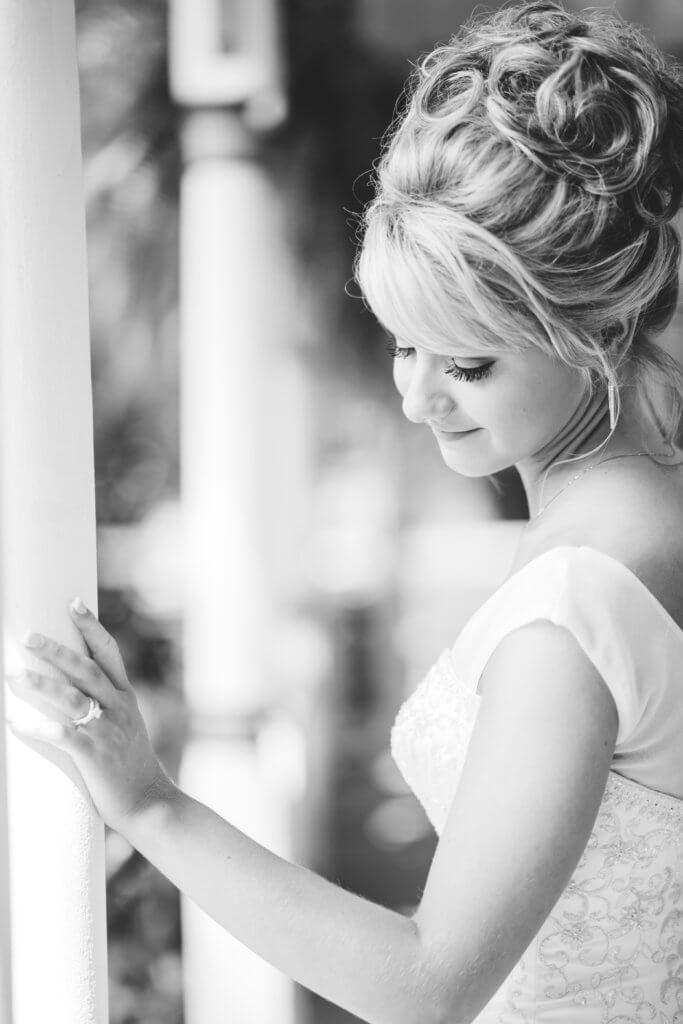 Bride at The Gardens at Gray Gables