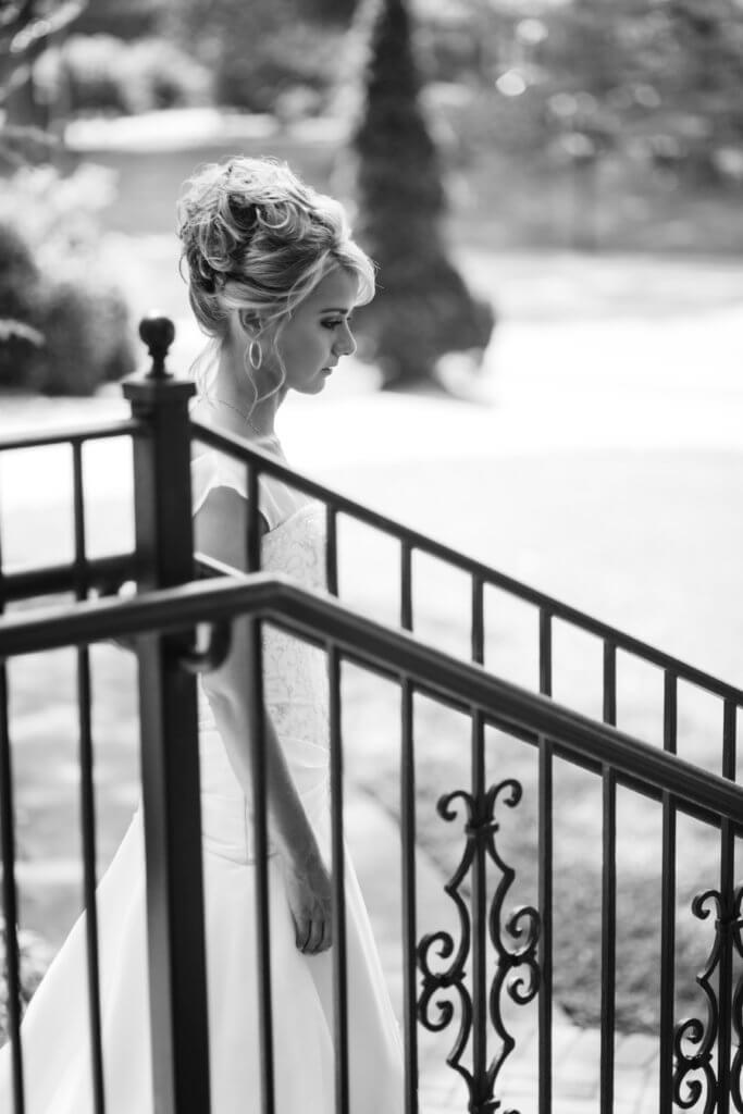 Bride at The Gardens at Gray Gables