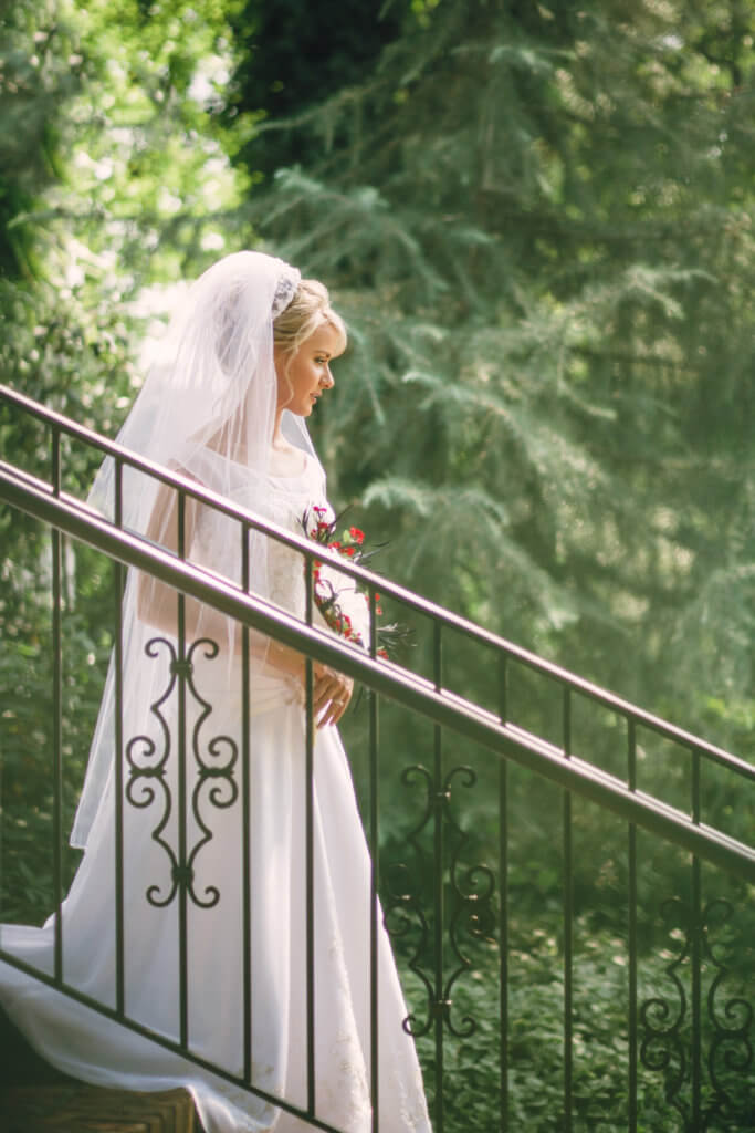 Bride at The Gardens at Gray Gables