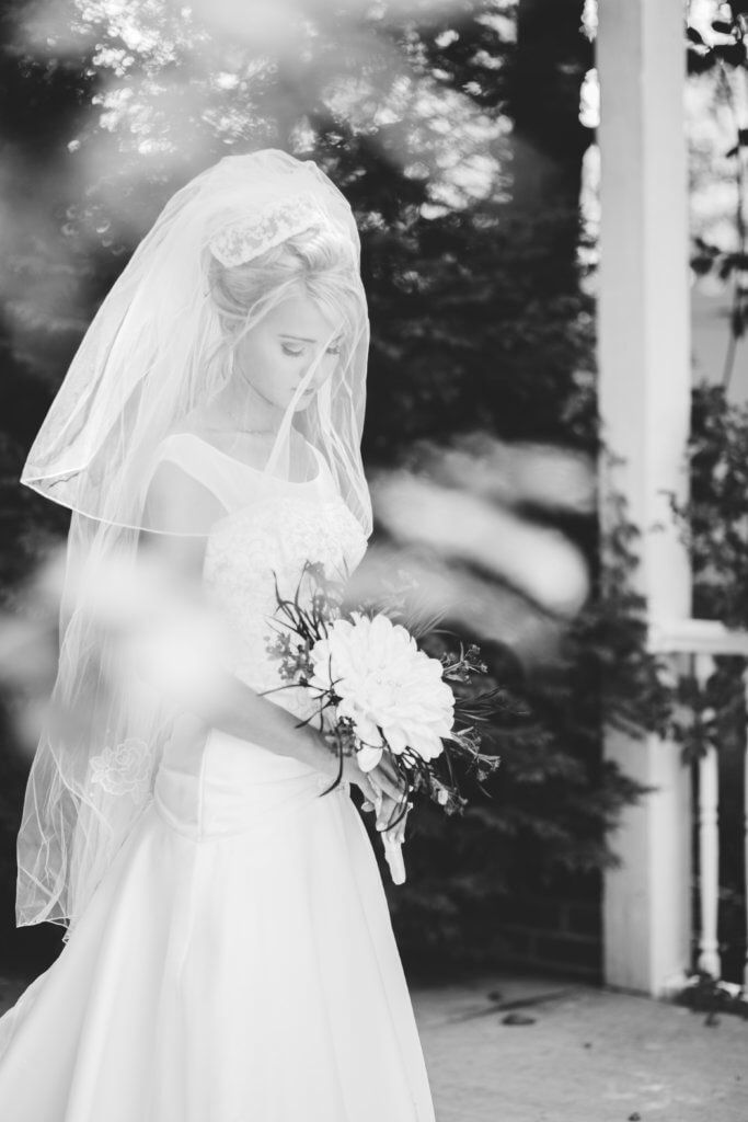 Bride at The Gardens at Gray Gables