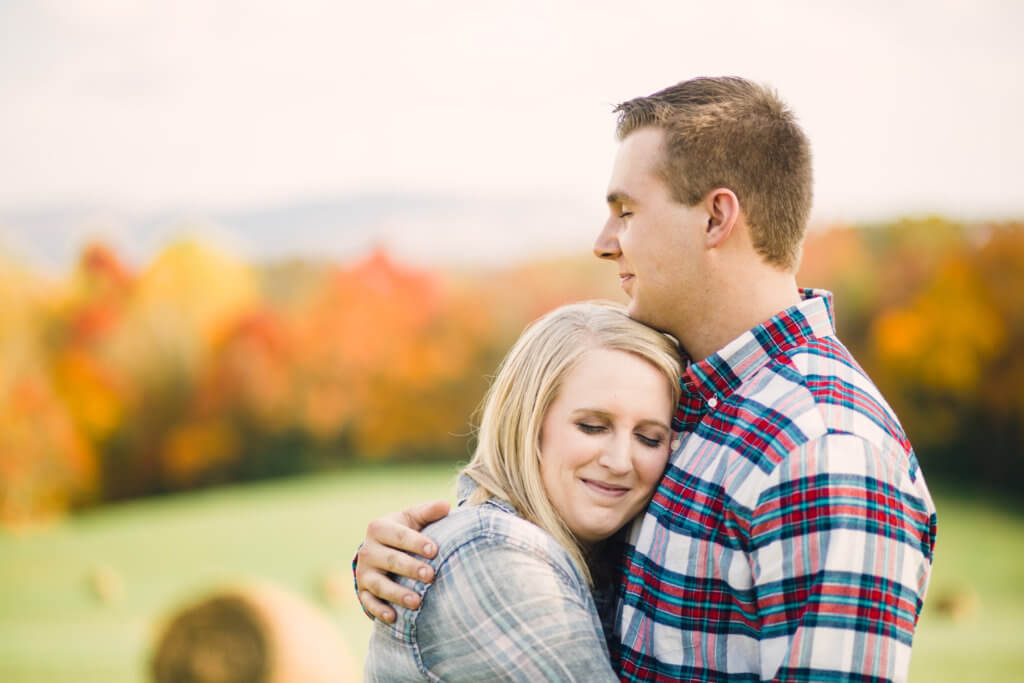 Engaged Couple at Estate Of Grace Farm in Knoxville TN