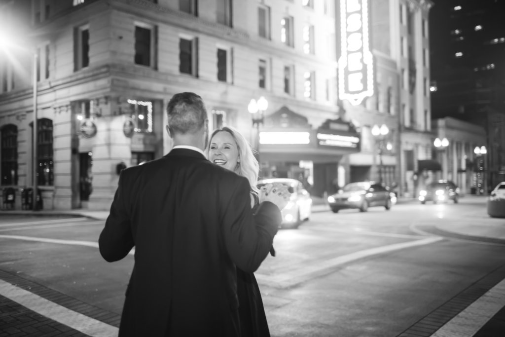 Surprise Engagement on Gay Street Knoxville TN