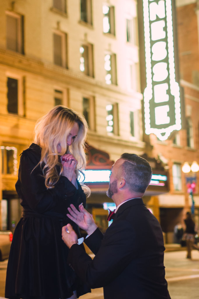 Surprise Engagement on Gay Street Knoxville TN