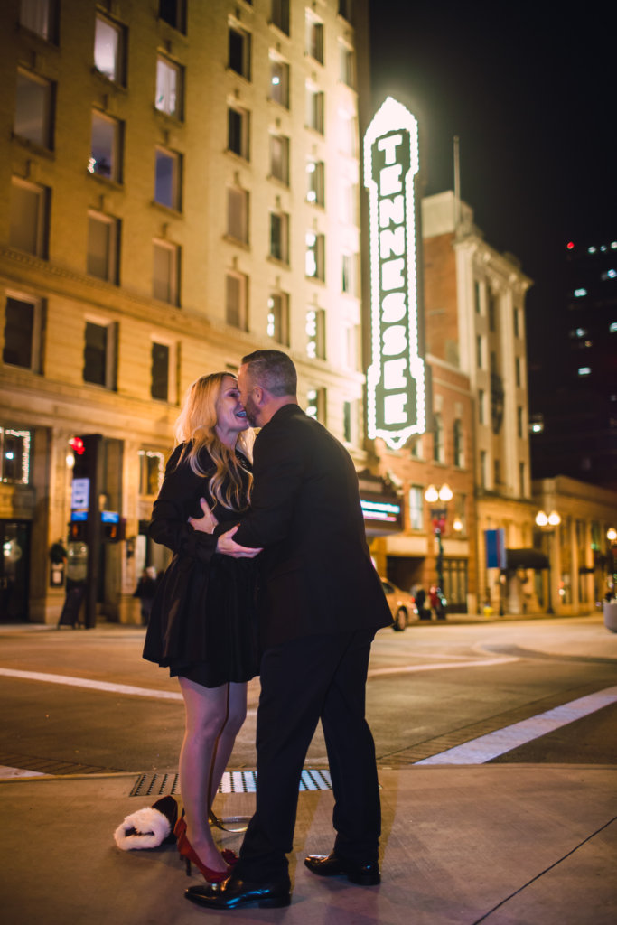 Surprise Engagement on Gay Street Knoxville TN