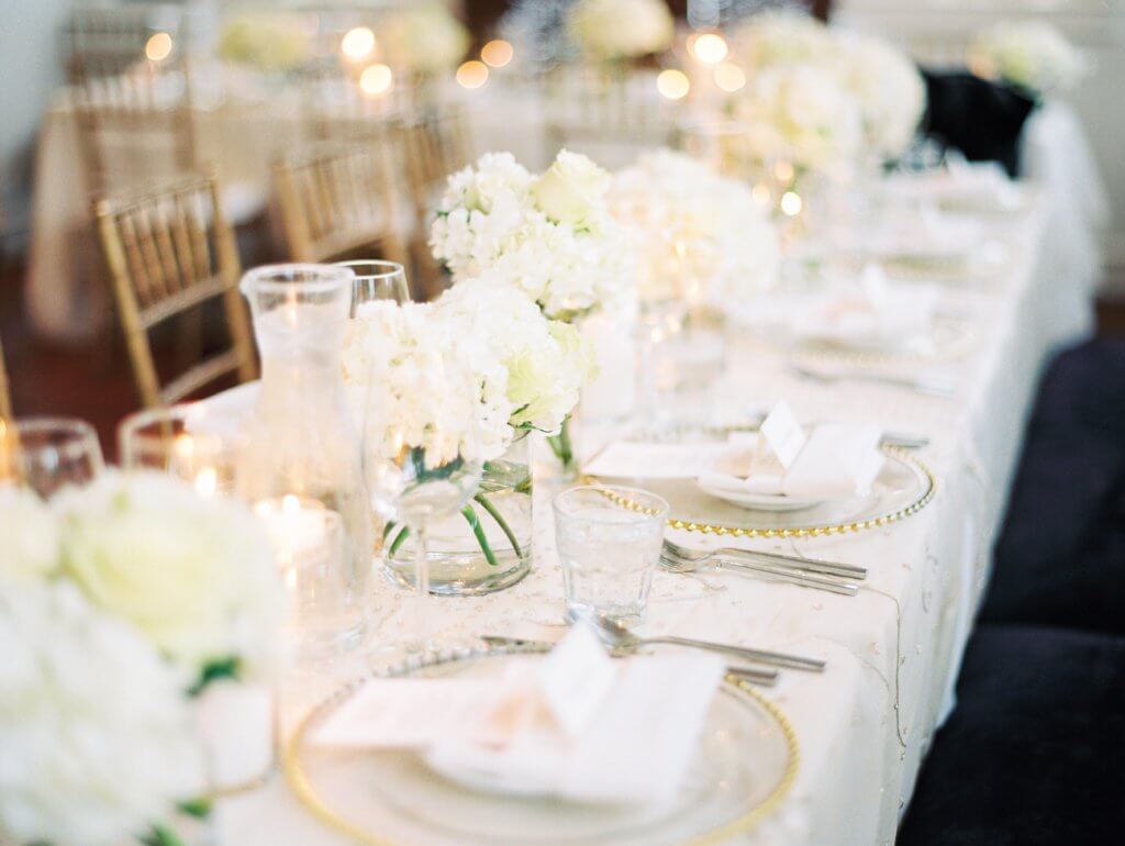 Place setting at Bride at Spring House Restaurant Kitchen & Bar