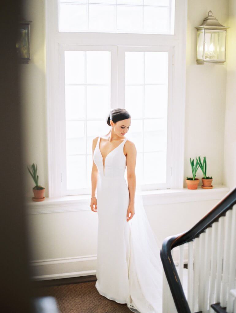 Bride at Spring House Restaurant Kitchen & Bar