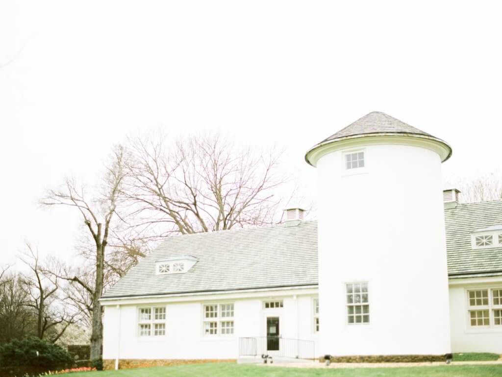 Engaged Couple at The Barn at Reynolda Village