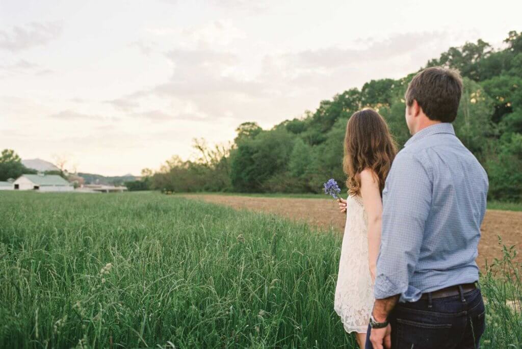 bride and groom at The River Place event Venue Sevierville Tn