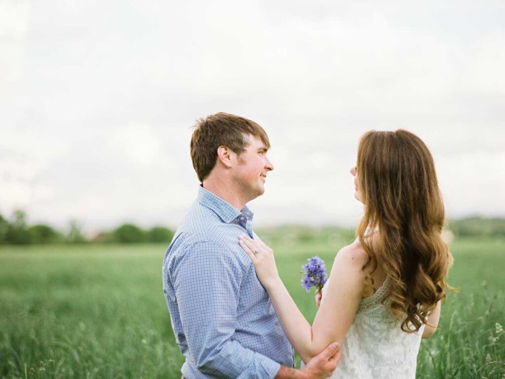 bride and groom at The River Place event Venue Sevierville Tn