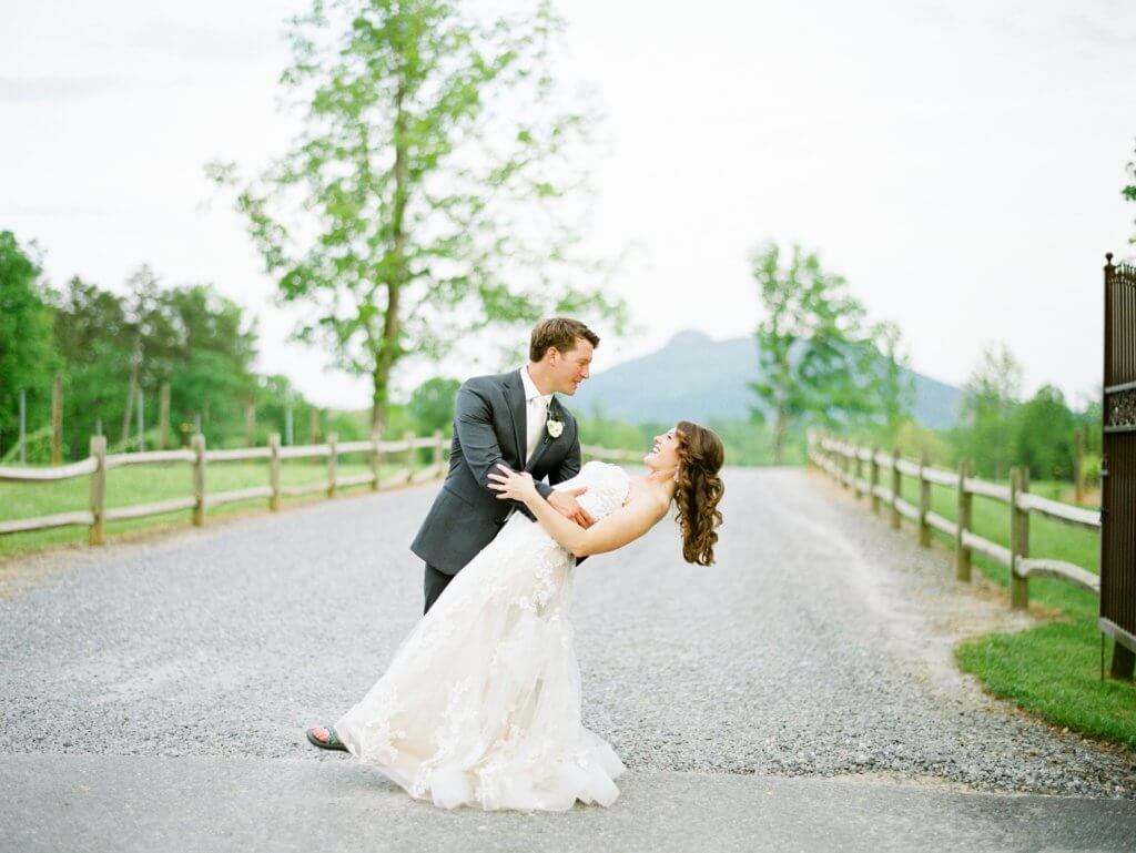 Bride and Groom at Jolo Winery