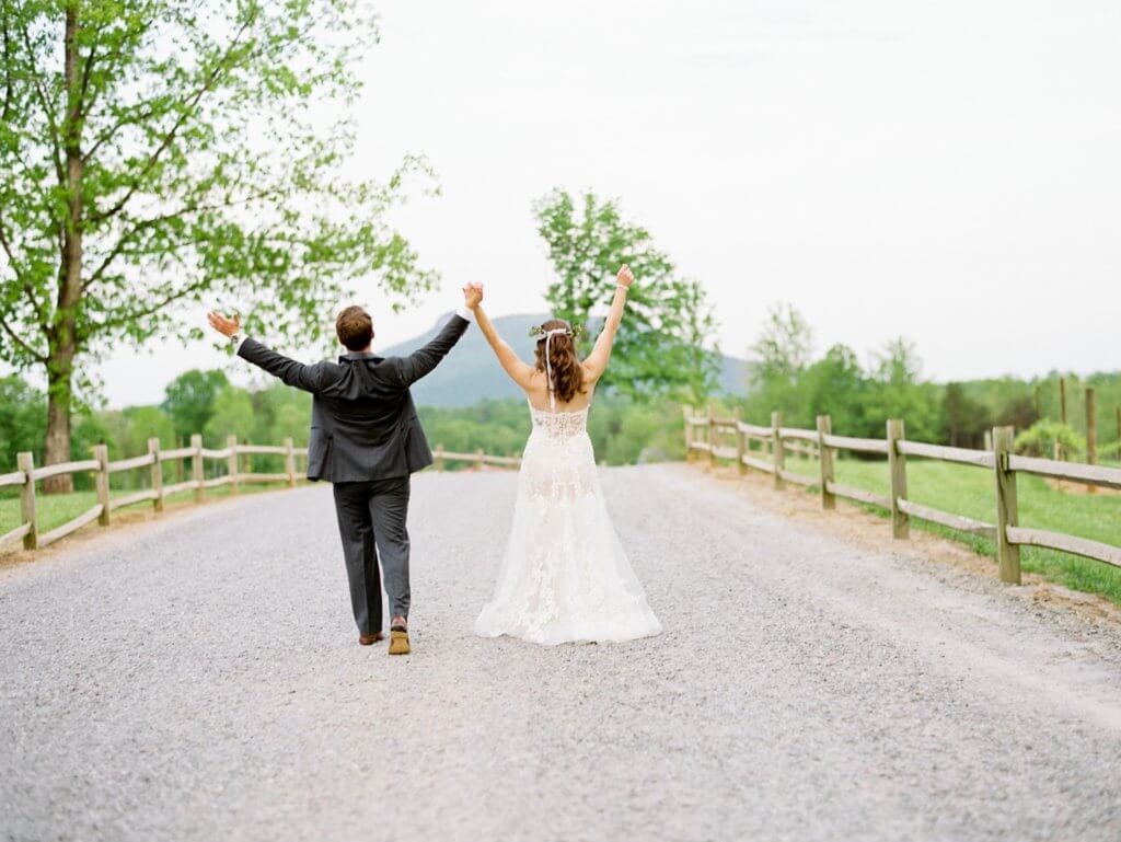 Bride and Groom at Jolo Winery