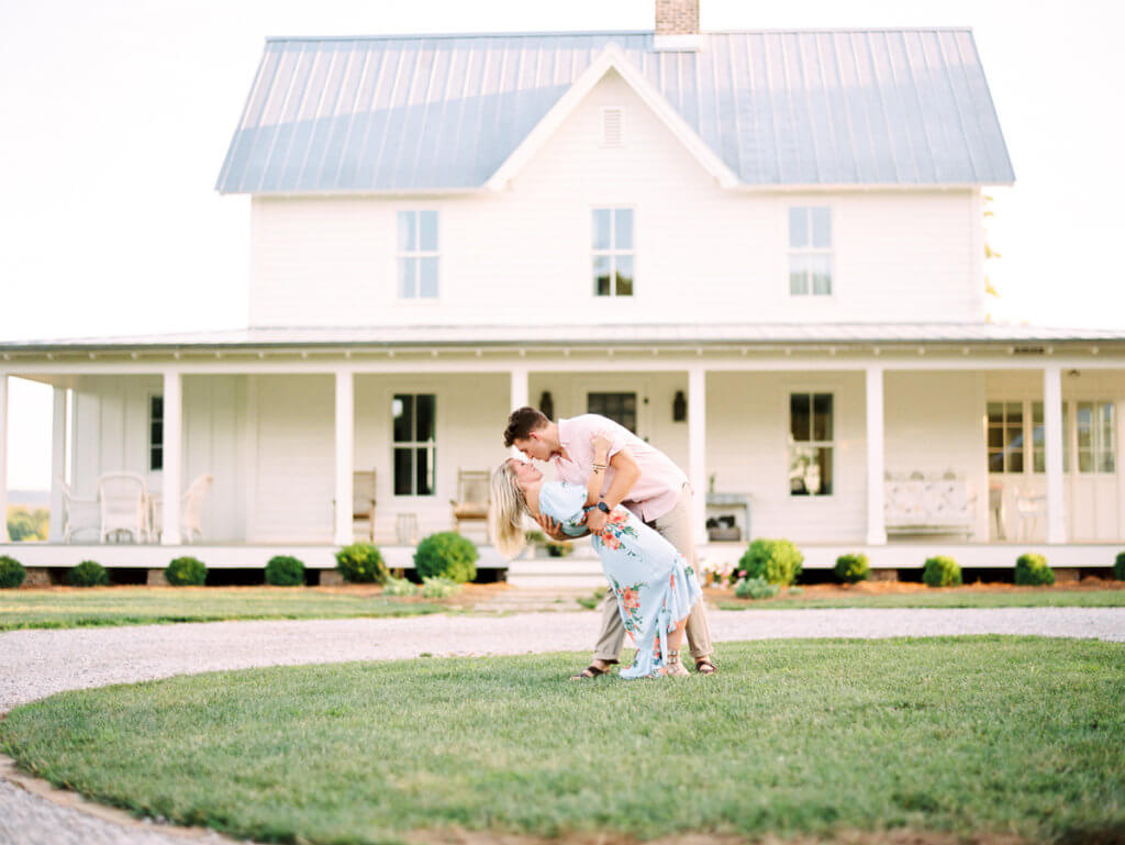 Bride and Groom at Knoxville Wedding Venue