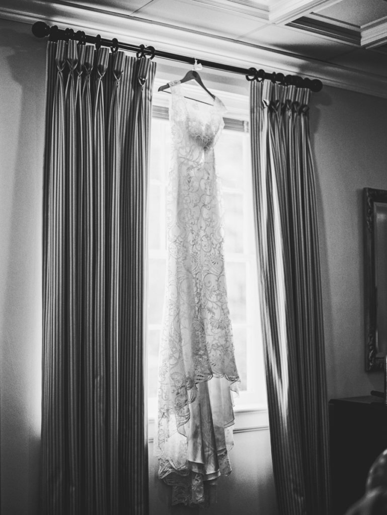 wedding dress at Starmount presbyterian church G