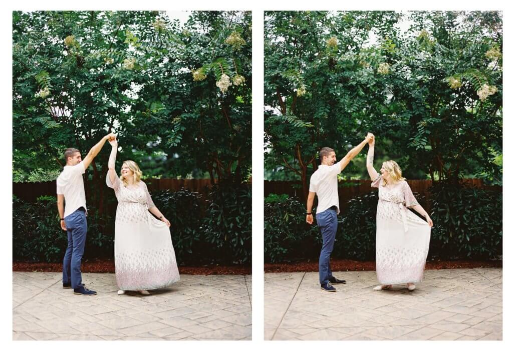 Couple at The Gardens at Gray Gables