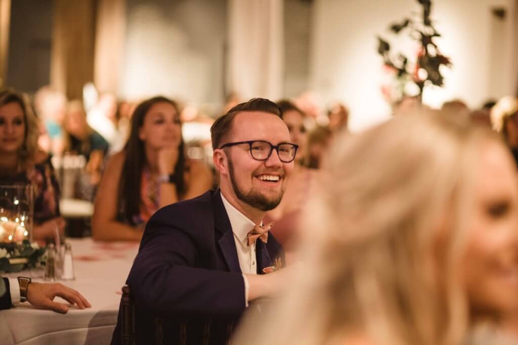 Groomsman at villa de l'amour in high point nc