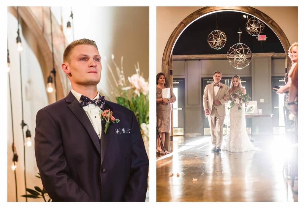 Groom at villa de l'amour in high point nc