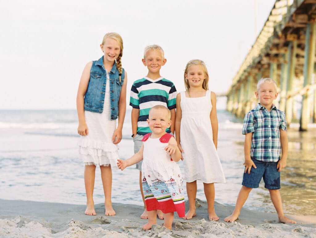 Family at Jolly Roger Pier