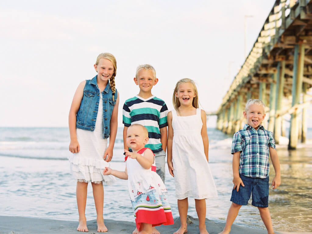 Family at Jolly Roger Pier