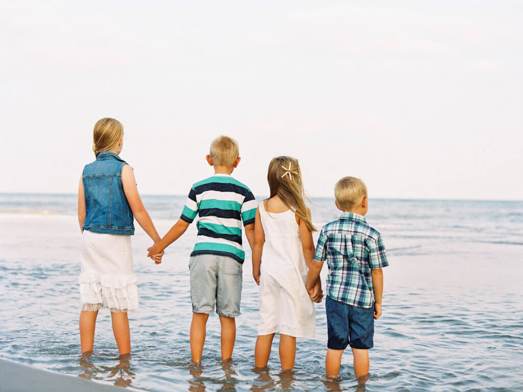 Family at Jolly Roger Pier