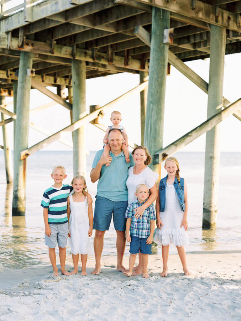 Family at Jolly Roger Pier