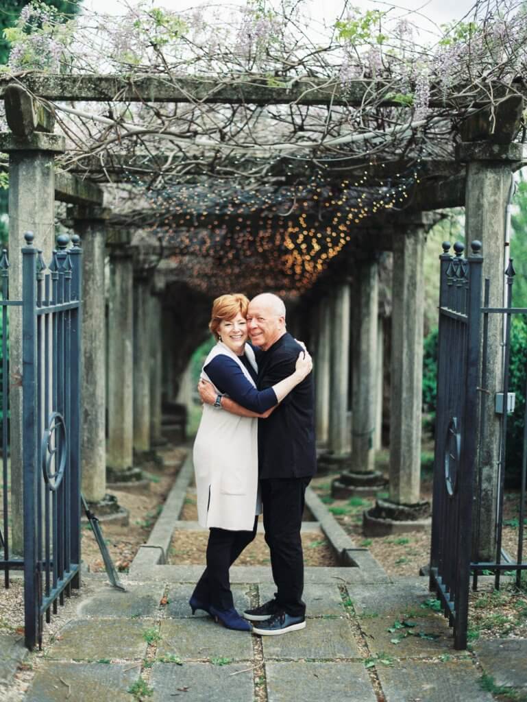 Engaged couple at The Bleak House Knoxville Tn