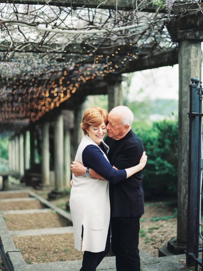 Engaged couple at The Bleak House Knoxville Tn