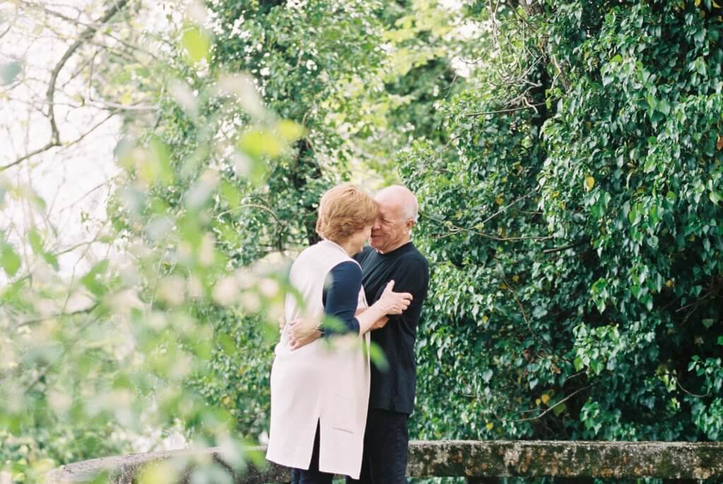 Engaged couple at The Bleak House Knoxville Tn