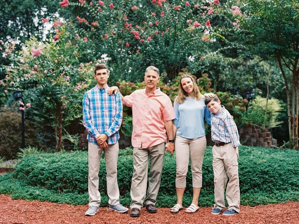 Family Photos at The Gardens at Gray Gables Summerfield nc