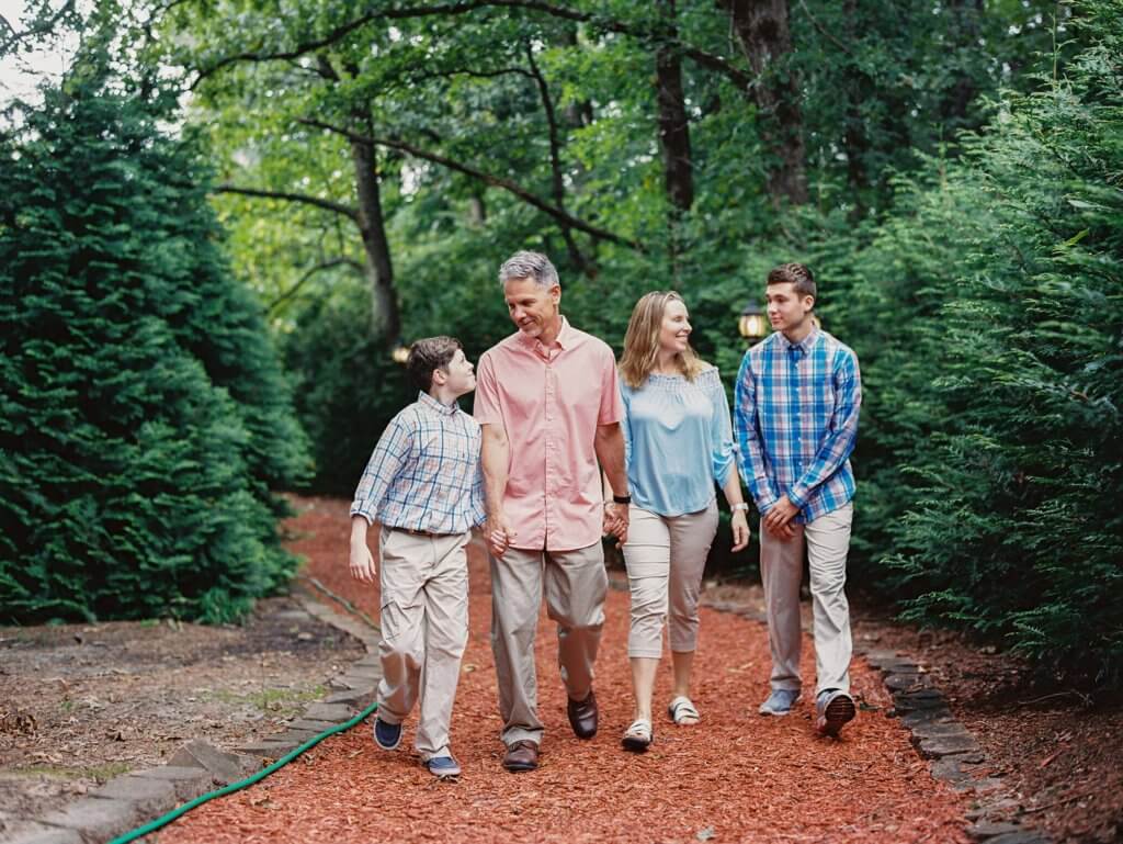 Family Photos at The Gardens at Gray Gables Summerfield nc