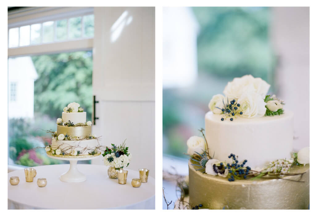 Wedding Cake at The Barn At Reynolda Village