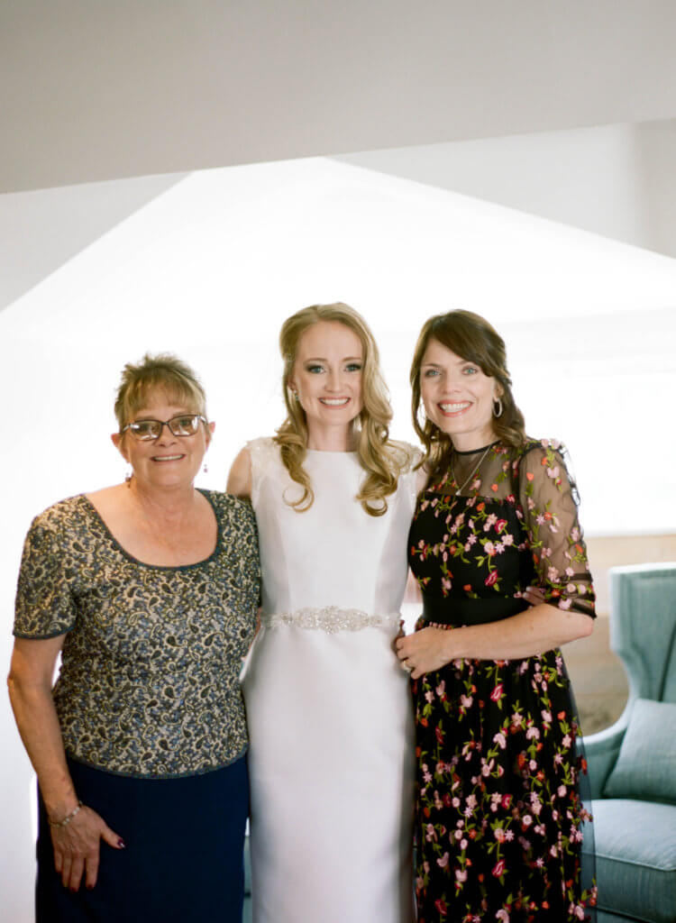 Mothers and bride at The Barn At Reynolda Village