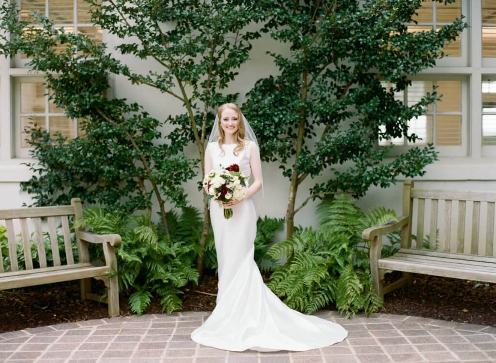 Bride at The Barn At Reynolda Village