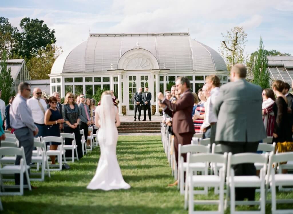 Wedding at at Reynolda Gardens