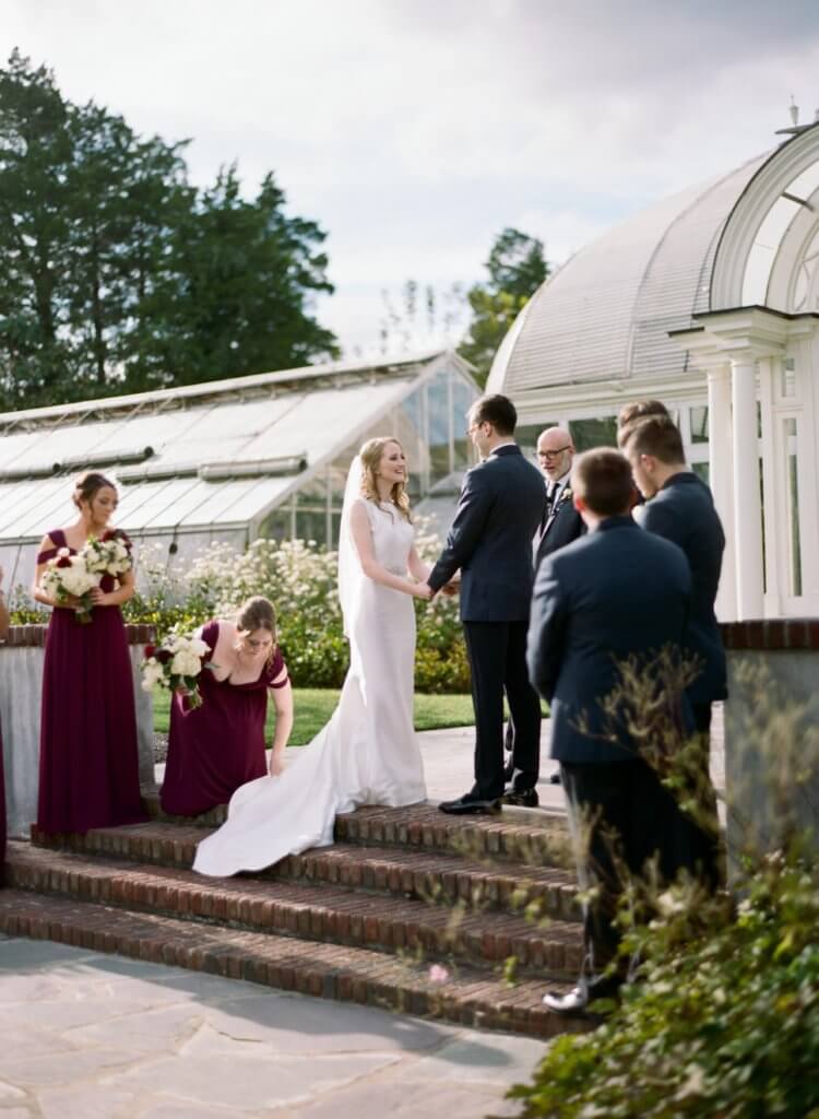 Wedding at at Reynolda Gardens