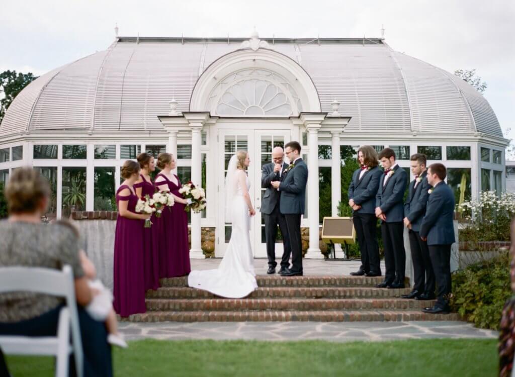 Wedding at at Reynolda Gardens