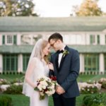Bride and Groom at Reynolda House