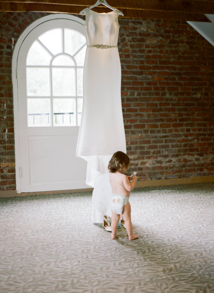 Wedding Dress at The Barn At Reynolda Village