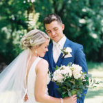 Bride and Groom in Knoxville Tennessee