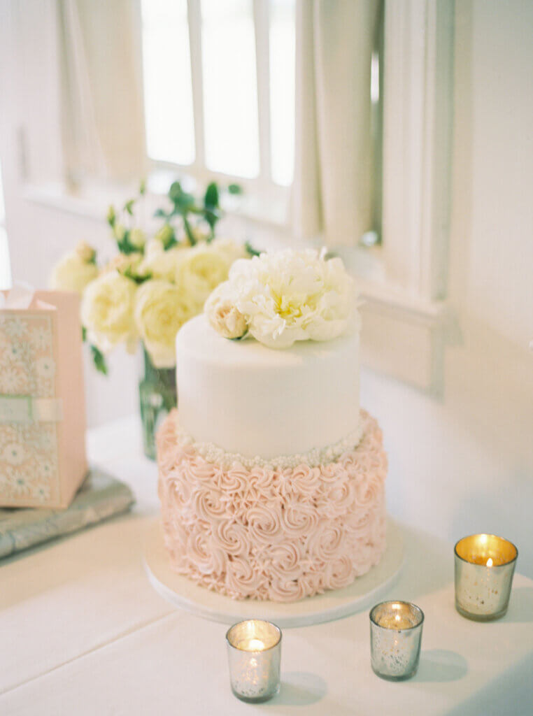 Wedding Cake at Spring House Restaurant Kitchen & Bar Winston Salem, NC